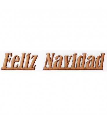 TEXTO FELIZ NAVIDAD LETRA RECTA DM 2 MM x 15 MM