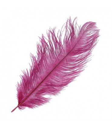 PLUMA DE AVESTRUZ ARTEMIO 30-35 CM BOURDEOS 1 UD