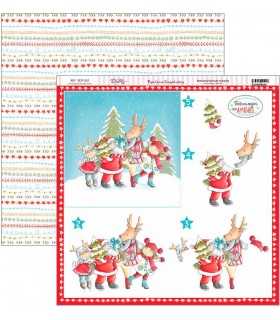 PAPEL SCRAP 30,5x30,5 DAYKA VIVE LA NAVIDAD 24 UD