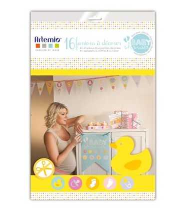 KIT SCRAPBOOKING ARTEMIO BANDERINES BABY SHOWER
