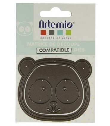 TROQUEL ARTEMIO COMPATIBLE OSITO PANDA 7x5,9 CM