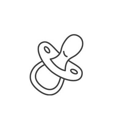 SELLO CAUCHO CON MADERA CHUPETE 2,7x2,1 CM