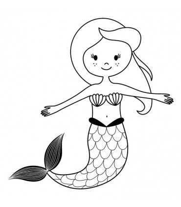 SELLO CAUCHO CON MADERA SIRENA 5,8x6 CM