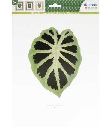 PAPEL SCRAP ARTEMIO DEEP GREEN 3xA4 + PASSEPARTOUT