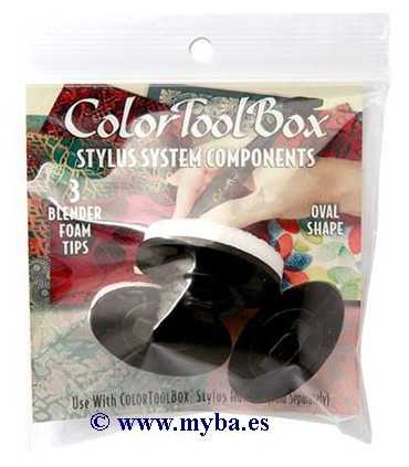 ÓVALOS DE FOAM BLANCO PARA STYLUS HANDLE 3 UD