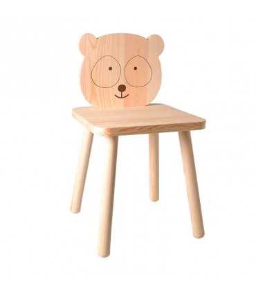 SILLITA OSITO DE MADERA 29x29x53 CM ARTEMIO