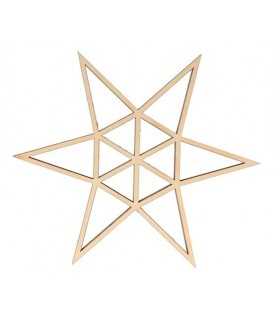 SILUETA ORIGAMI ESTRELLA 20 CM  GOLDEN DEER 1 UD