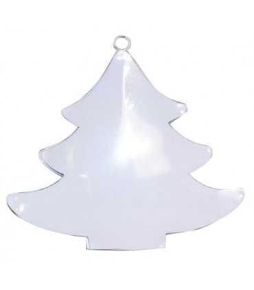 ÁRBOL METAL PINTADO EN BLANCO ARTEMIO 13x12x1 CM