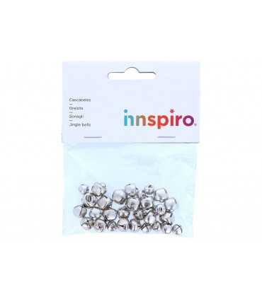 CASCABELES 8 MM COLOR PLATA 40 UNIDADES