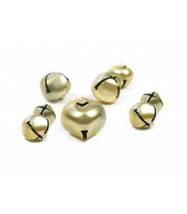 CASCABELES 12 MM COLOR ORO 20 UNIDADES