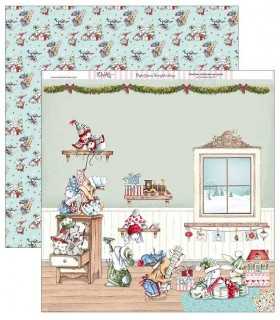 PAPEL SCRAP 30,5x30,5 DAYKA FELIZ NAVIDAD 24 UD