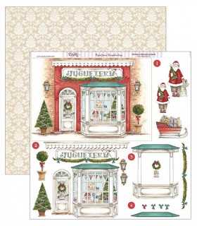 PAPEL SCRAP 30,5x30,5 DAYKA FELIZ NAVIDAD 24 UD