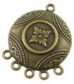 CONECTOR 1:5 BRONCE ANTIGUO 25x31x4 MM 4 UNIDADES
