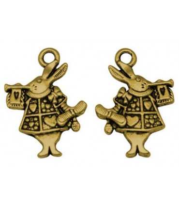 CONEJO CHARM 20x15x2 MM 10 UNIDADES