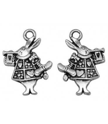 CONEJO CHARM 20x15x2 MM 10 UNIDADES