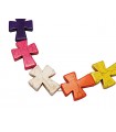 CRUCES HOWLITA TEÑIDA 30x36x7 MM MIX 3 UNIDADES