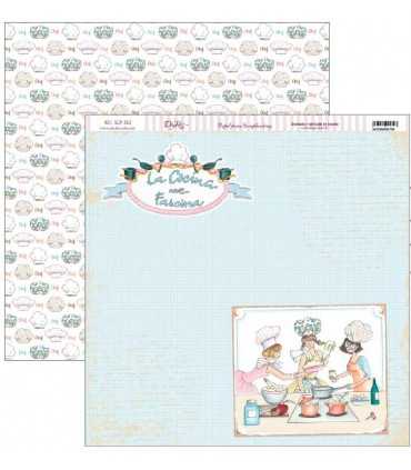 PAPEL SCRAP 30,5x30,5 LA COCINA ME FASCINA 24 UD