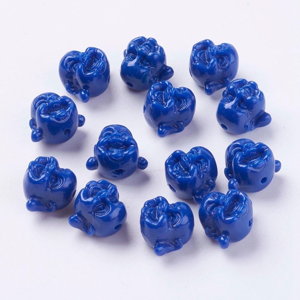 BUDA CORAL SINTÉTICO 14,5x12x12 mm 3 UNIDADES : color:Azul Oscuro