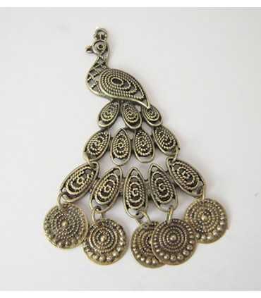 COLGANTE PAVO REAL 45x73x3 MM 1 UNIDAD
