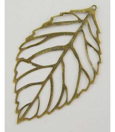 COLGANTE HOJA 54x31x1 MM 10 UNIDADES