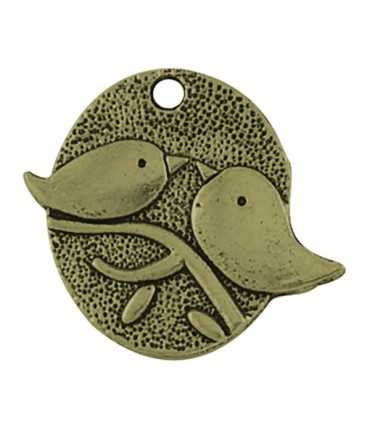 COLGANTE PÁJAROS 25x30x2 MM 2 UNIDADES