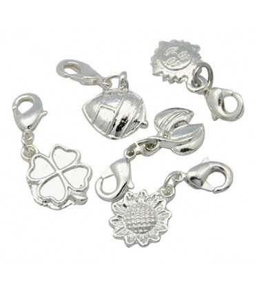 COLGADORES CON COLGANTES SURTIDOS 10-15 MM 4 UD