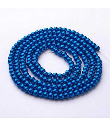 PERLAS CRISTAL LACADO 4 MM AGUJERO 1 MM 1 HILO