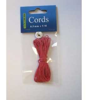 CORDÓN DE ALGODÓN ENCERADO 0,5 MM x 5 METROS