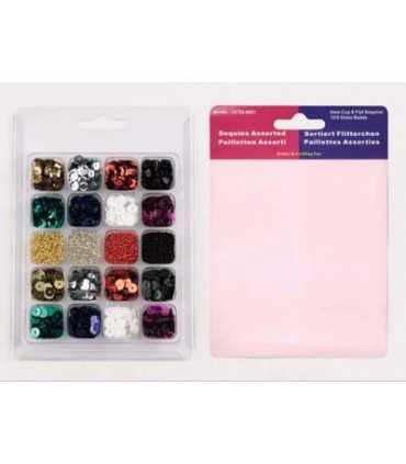 KIT DE LENTEJUELAS DE 6 mm Y GRANIT0