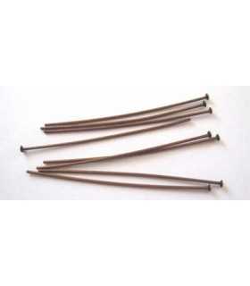 BASTONES CABEZA ALFILER 45x0,7 MM DUROS 100 UD
