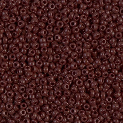 GRANITO MIYUKI 11/0 OPACO GRUPO C 24 GR APROX : MIYUKI ROCALLA:409 OPAQUE BROWN