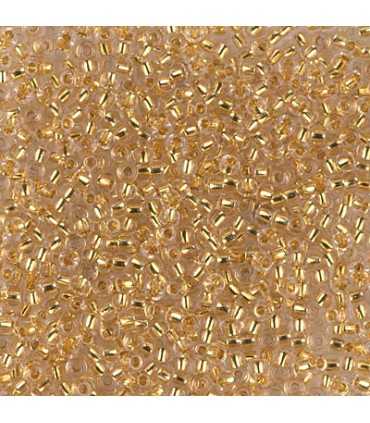 GRANITO MIYUKI 11/0 LINED ORO 24 KT  3,95 GRAMOS