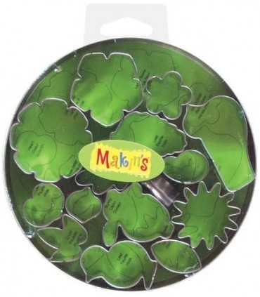 CORTADORES SET MINI GEO 12 PIEZAS MAKINS CLAY