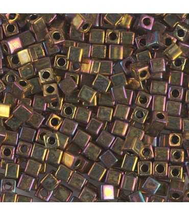 CUBOS MIYUKI  4 MM METALLIC-4 BOLSA 10 GR