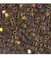 CUBOS MIYUKI  4 MM METALLIC-4 BOLSA 10 GR