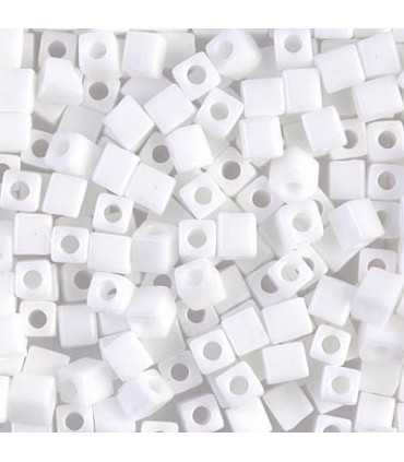 CUBOS MIYUKI 4 MM OPACOS-1 BOLSA 10 GR