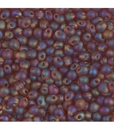 DROPS MIYUKI 3,4 mm TRANSPARENTES FROST AB  10 GR