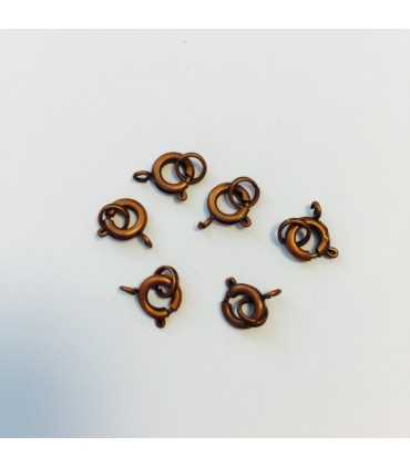REASA 7 MM CON ANILLA DOBLE COBRE ANTIGUO 6 UD