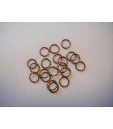 ANILLAS REDONDAS 6x1 MM COBRE ANTIGUO 20 UD