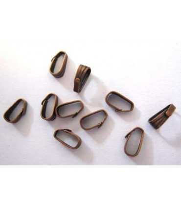 ANILLA TRIANGULAR 6,5x2,5 MM COBRE ANTIGUO 10 UD
