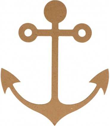 SILUETA DM ARTEMIO ANCLA 15 CM 1 UNIDAD