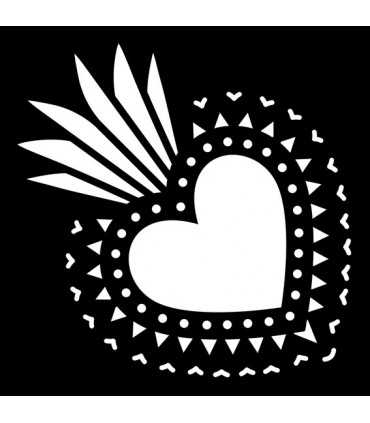 SET PLANTILLAS STENCIL VIVA LA VIDA 12 UNIDADES