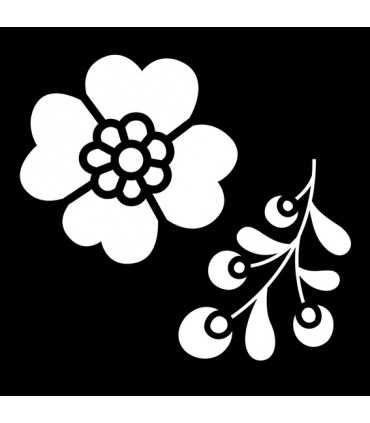 SET PLANTILLAS STENCIL VIVA LA VIDA 12 UNIDADES