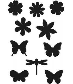 TROQUELES ARTEMIO COMPATIBLES FLORES Y MARIPOSAS