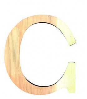 LETRAS DE MADERA ARTEMIO 11,5 CM 1 UNIDAD