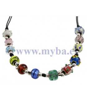 CUENTA CRISTAL NÚCLEO METAL CUBO ROJO 12 MM