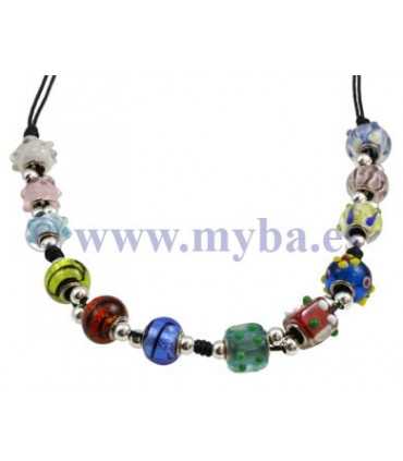 CUENTA CRISTAL NÚCLEO METAL CUBO ROJO 12 MM