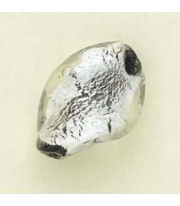 CUENTA ARTESANAL CRISTAL TWIST 27x19 MM  1 UD