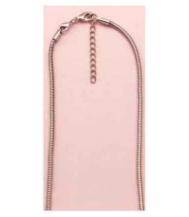 GARGANTILLA 45 CM COLOR PLATINO 2,4 MM GROSOR