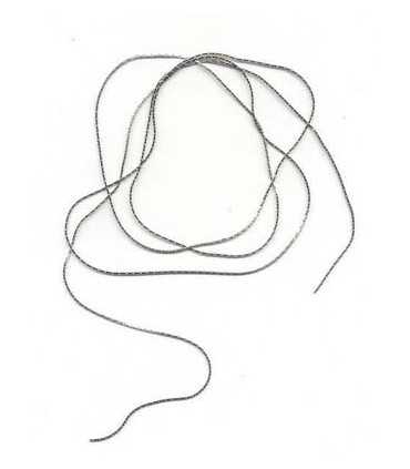 CADENA FINA PLANA PLATINO 0,6x0,8  MM 1 METRO